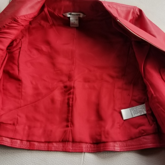 BNWT Nygard Red Leather Jacket - Picture 5 of 7
